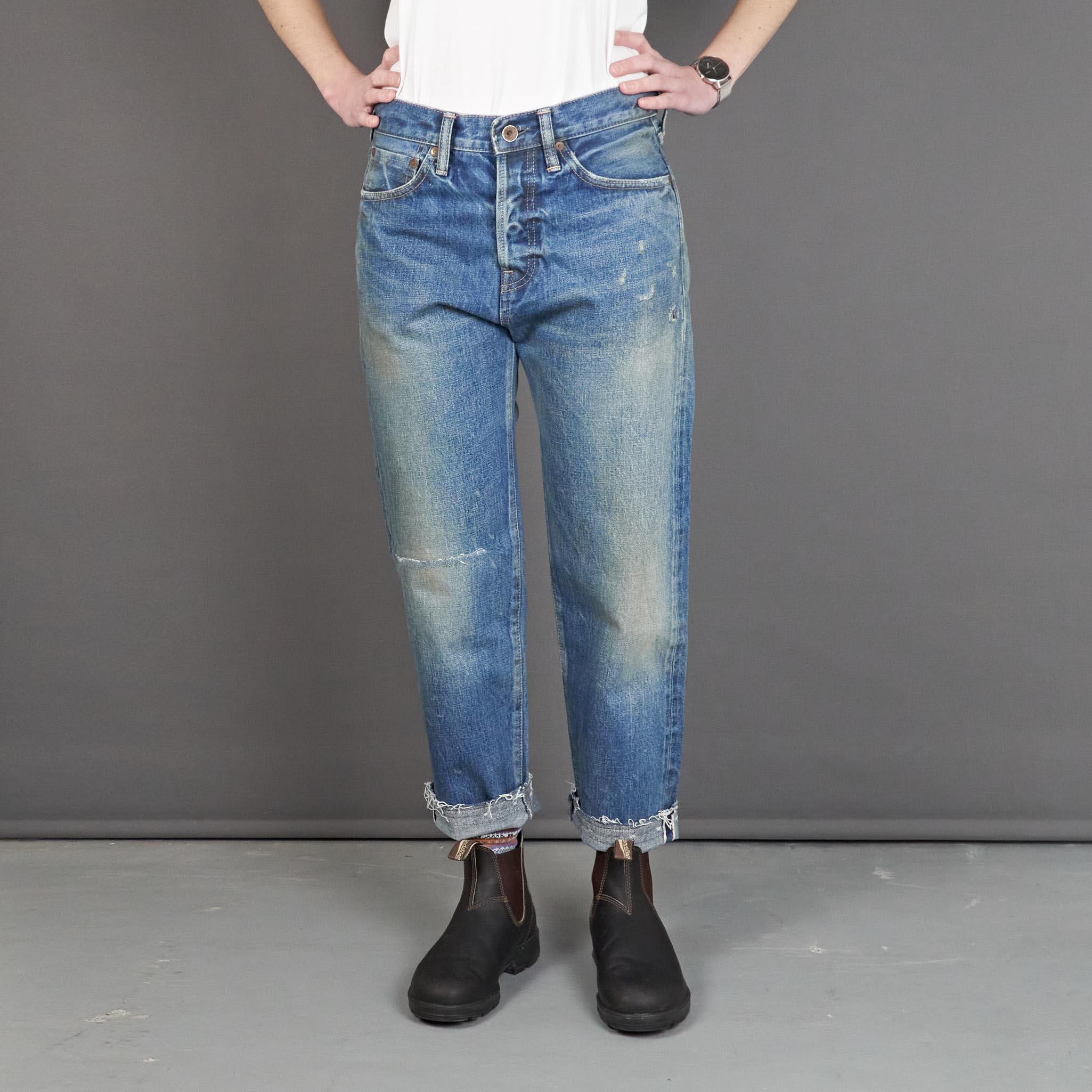 Chimala Heavy Washed Unisex Selvage Denim Jeans - DeeCee style