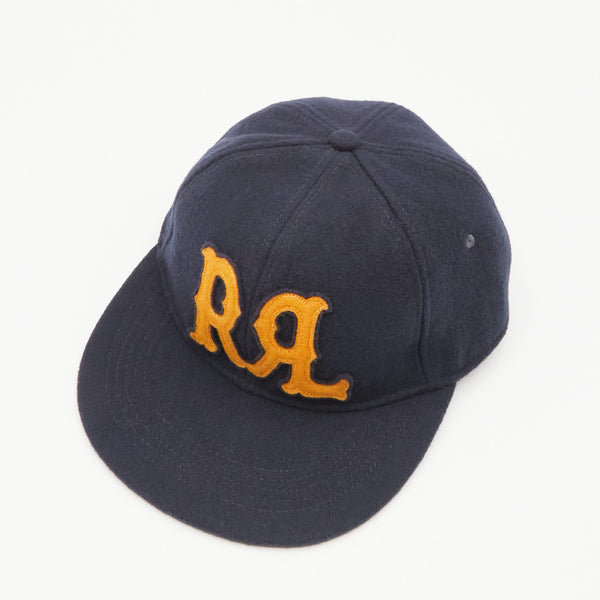 Double RL Hunter Logo Gold Wool Ball Cap - DeeCee style