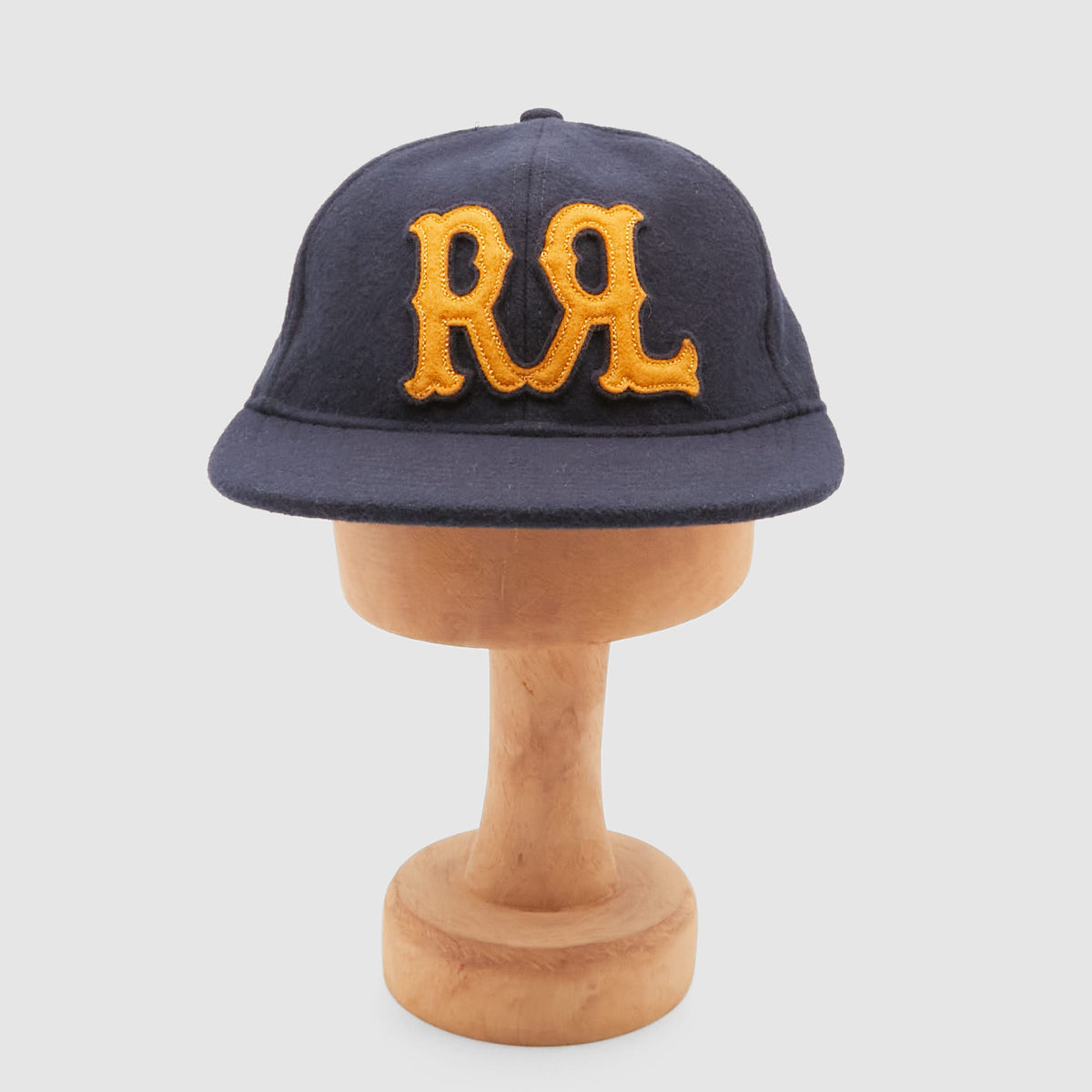 Double RL Hunter Logo Gold Wool Ball Cap