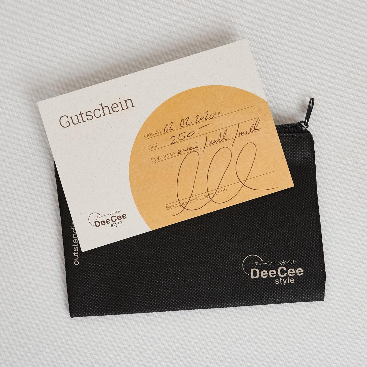 Physical Gift Card for Store in Zürich