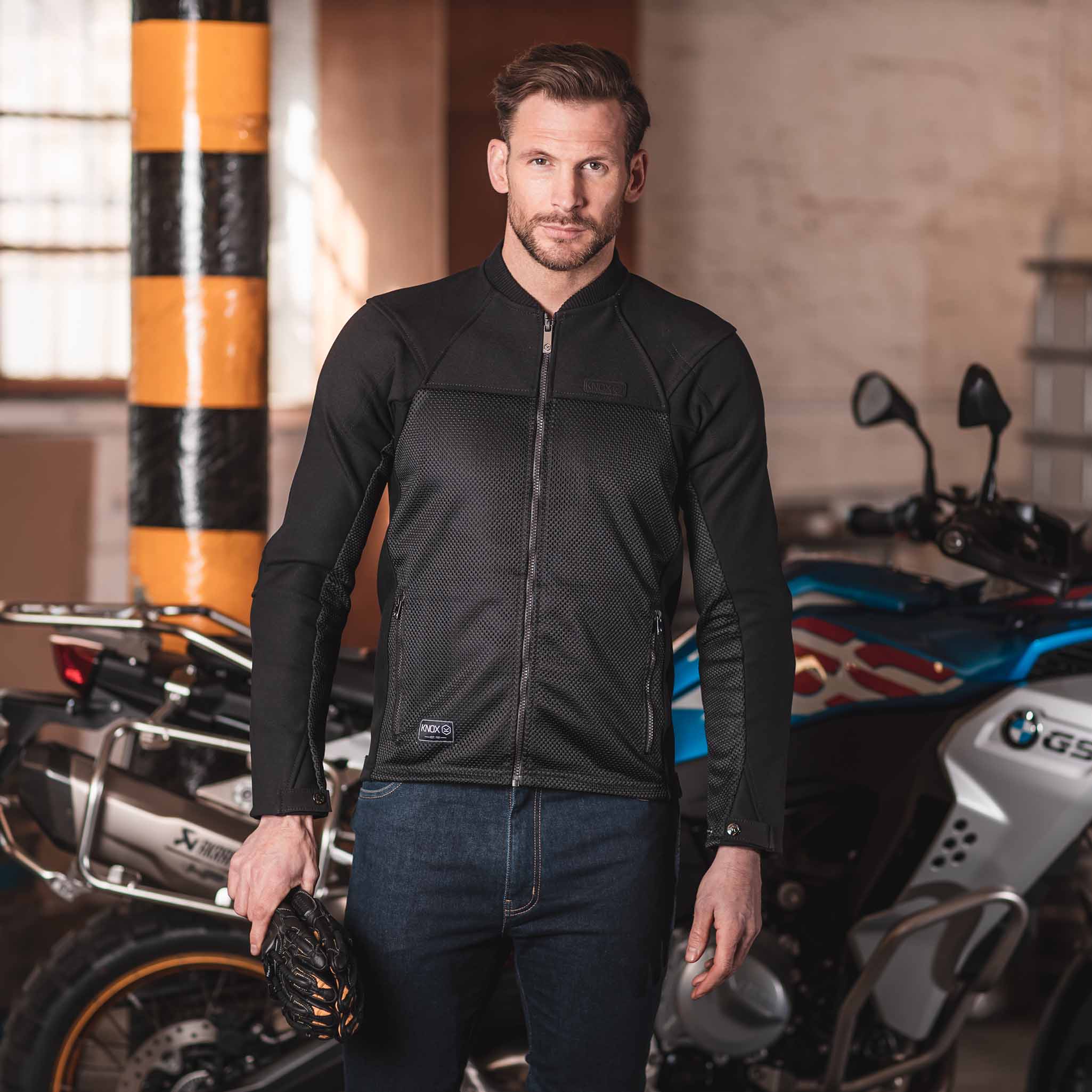 knox motorcycle gear Knox Zephyr Armoured Motorcycle Summer Jacket